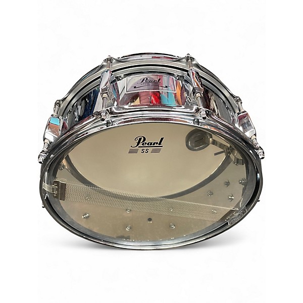 Used Pearl 6X14 Steel Shell Steel Drum