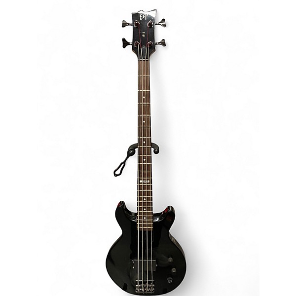 Used ESP Custom Shop B-1 Black Onyx Electric Bass Guitar