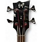 Used ESP Custom Shop B-1 Black Onyx Electric Bass Guitar