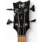 Used ESP Custom Shop B-1 Black Onyx Electric Bass Guitar