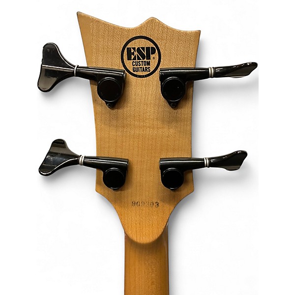 Used ESP Custom Shop B-1 Black Onyx Electric Bass Guitar