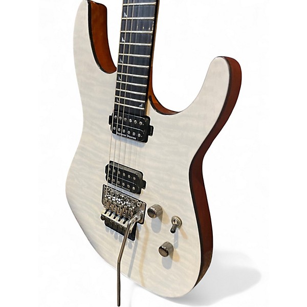 Used Jackson SL2Q Pro Series Soloist white Solid Body Electric Guitar