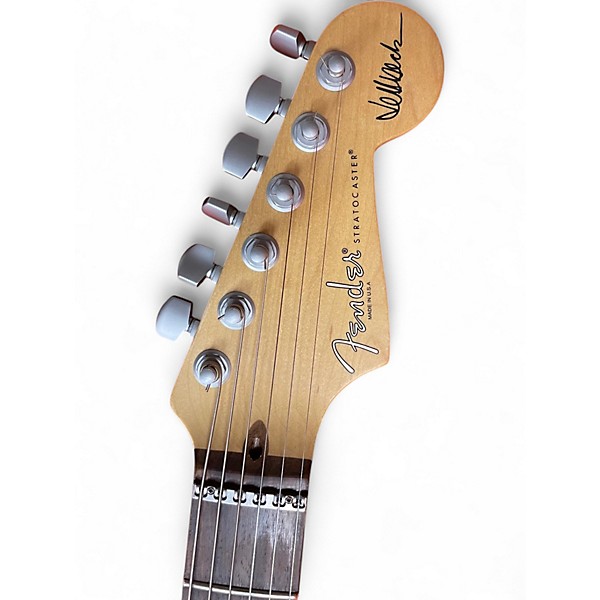 Used Fender Artist Series Jeff Beck Stratocaster Surf Green Solid Body Electric Guitar