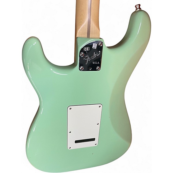 Used Fender Artist Series Jeff Beck Stratocaster Surf Green Solid Body Electric Guitar