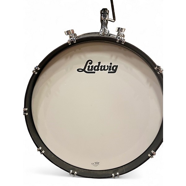 Used Ludwig 3 Piece NEUSONIC BLACK VELVET Drum Kit