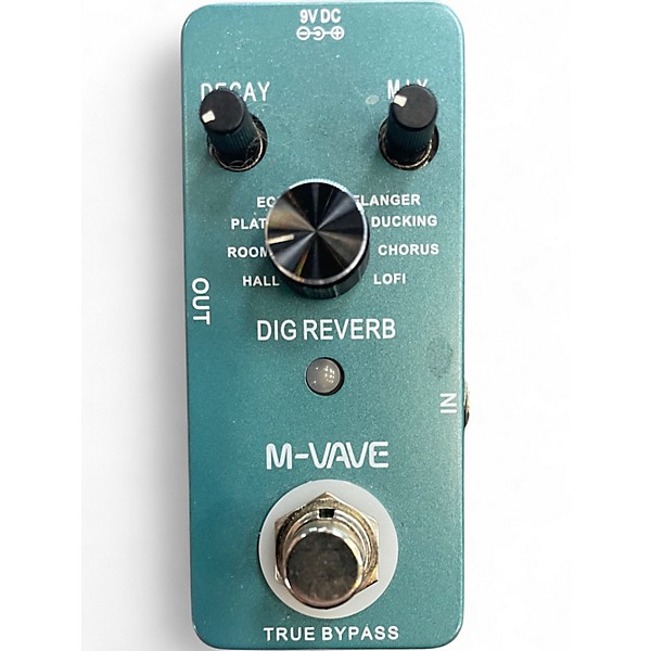 Used M-vave Dig reverb Effect Pedal