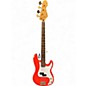 Used Vintage V4 ICON SERIES FIRENZA RED Electric Bass Guitar thumbnail