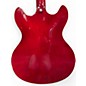 Used Washburn HB30 Crimson Red Burst Hollow Body Electric Guitar