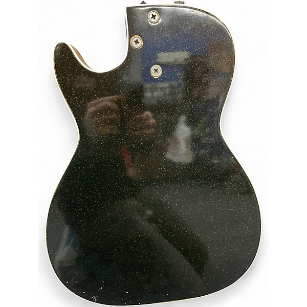 Vintage 1963 Silvertone 1420 Black Hollow Body Electric Guitar