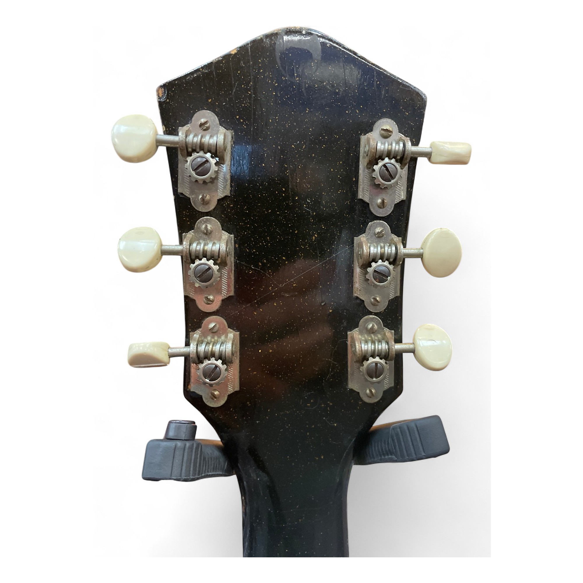 Vintage 1963 Silvertone 1420 Black Hollow Body Electric Guitar