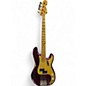 Used Fender CUSTOM SHOP 58 P BASS HEAVY RELIC MAGENTA SPARKLE Electric Bass Guitar thumbnail