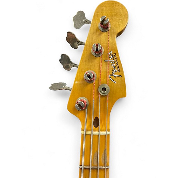 Used Fender CUSTOM SHOP 58 P BASS HEAVY RELIC MAGENTA SPARKLE Electric Bass Guitar