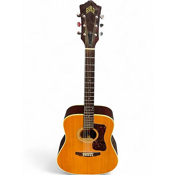 Vintage 1990s Guild D40 Natural Acoustic Guitar