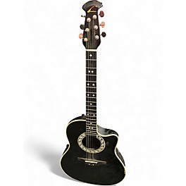 Used Ovation 1862 Black Acoustic Guitar
