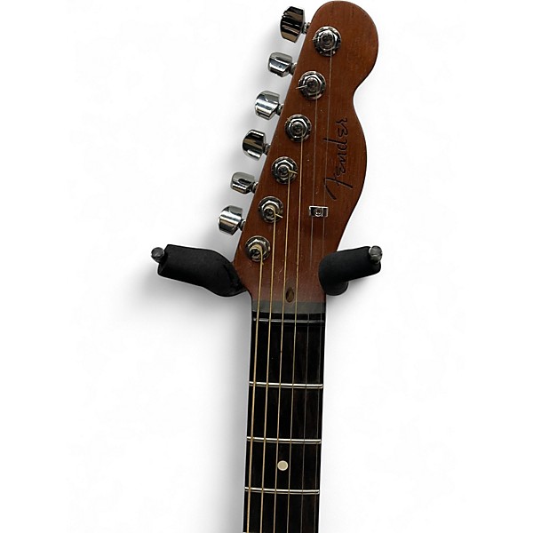 Used Fender American Acoustasonic Telecaster All-Mahogany Natural Solid Body Electric Guitar