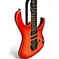 Used 2001 Ibanez PRESTIGE RG2680 Deep Red Flame Top Solid Body Electric Guitar