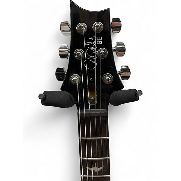 Used PRS SE Custom 24 Black Gold Sunburst Solid Body Electric Guitar
