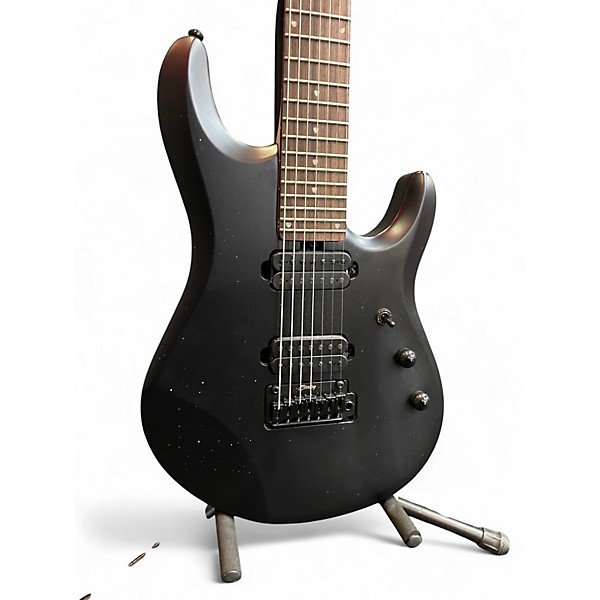 Used Sterling by Music Man JP70 John Petrucci Signature Stealth Black Solid Body Electric Guitar
