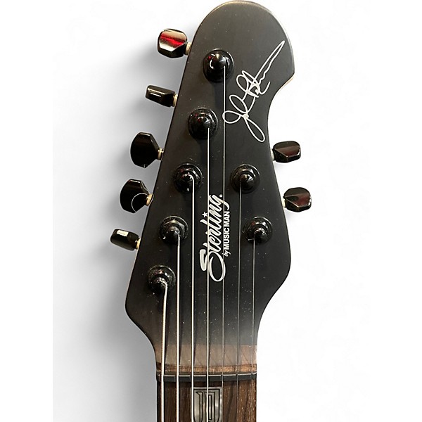 Used Sterling by Music Man JP70 John Petrucci Signature Stealth Black Solid Body Electric Guitar