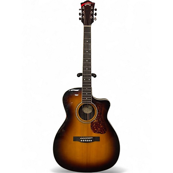 Used Guild OM260-CE DELUXE Tobacco Burst Acoustic Electric Guitar