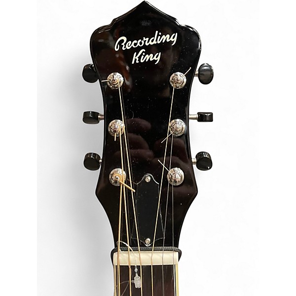 Used Recording King Rr-36 Black Acoustic Guitar