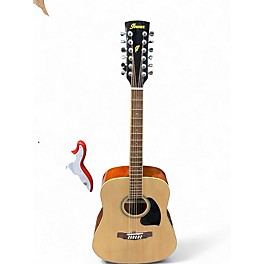 Used Ibanez PF1512 Natural 12 String Acoustic Guitar