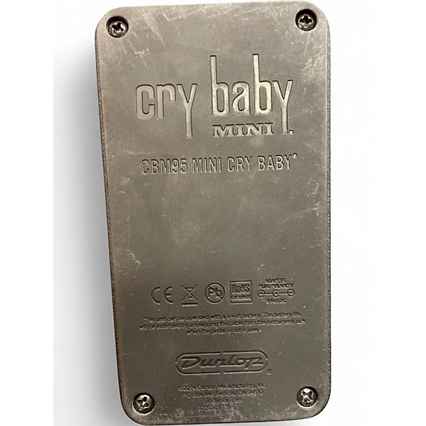 Used Dunlop CBM95 Cry Baby Mini Wah Effect Pedal
