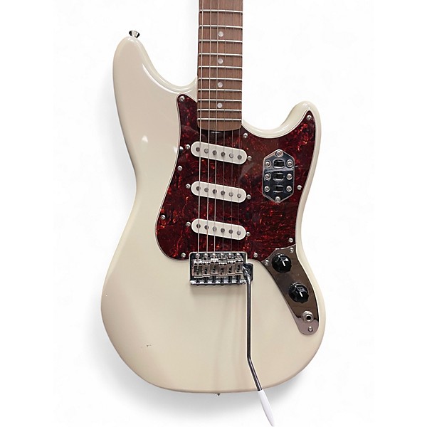 Used Squier CYCLONE Pearl White Solid Body Electric Guitar