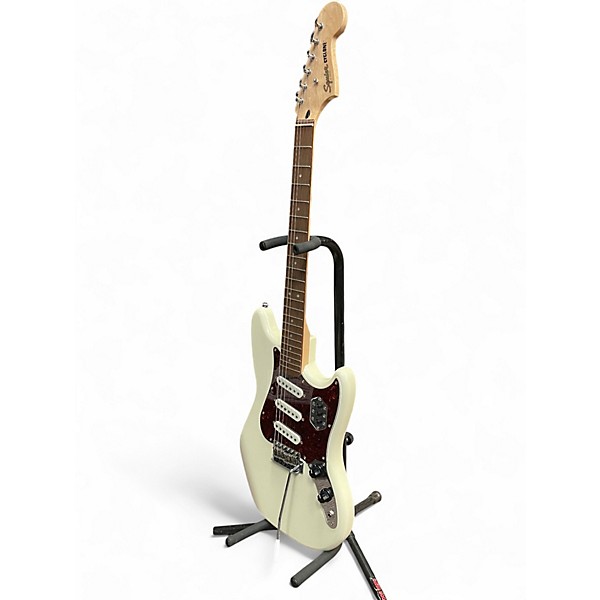 Used Squier CYCLONE Pearl White Solid Body Electric Guitar