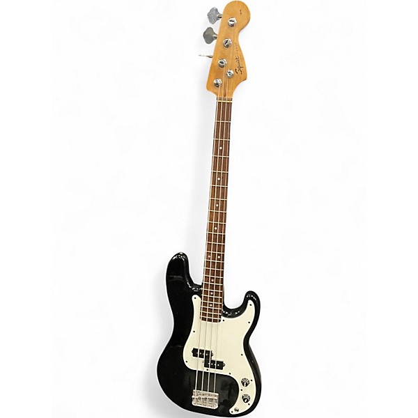 Used Squier Affinity Precision Bass Black Electric Bass Guitar