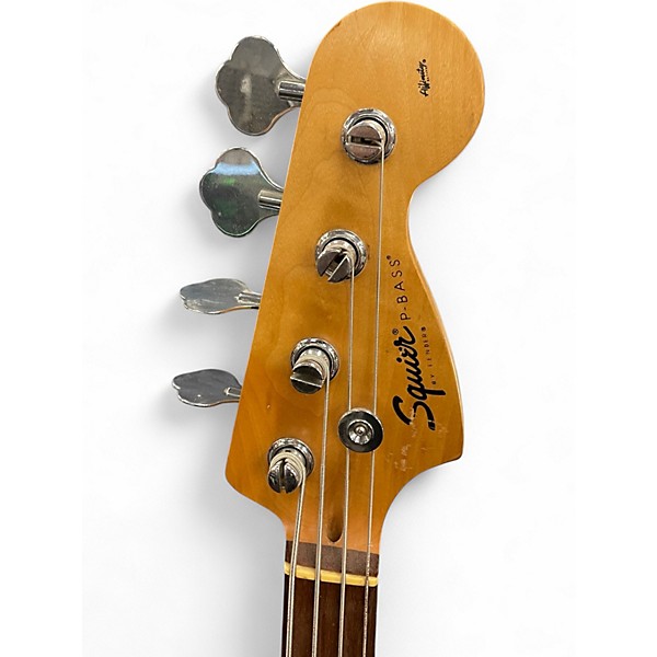 Used Squier Affinity Precision Bass Black Electric Bass Guitar