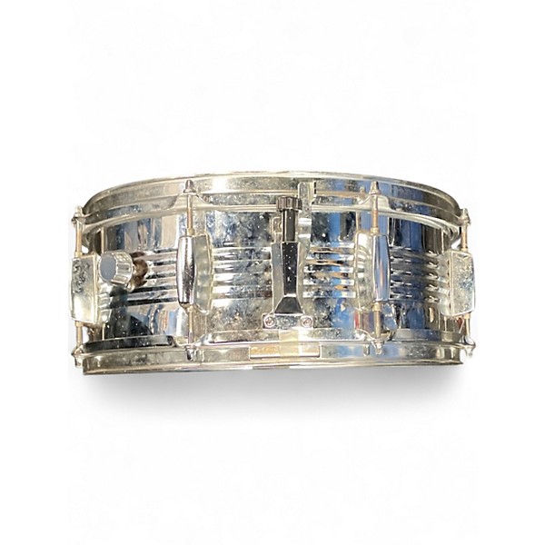 Used Pearl 14X5 Modern Utility Steel Snare Chrome Silver Drum