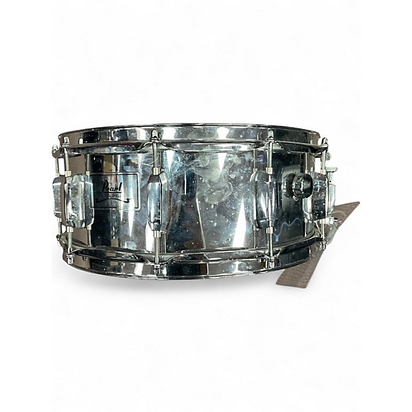 Used Pearl 14.25in STEEL SHEEL SNARE NICKEL Drum