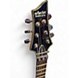 Used Schecter Guitar Research Damien Elite 6 Floyd Rose See-Thru Black Solid Body Electric Guitar