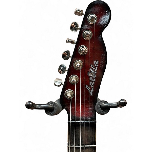 Used Latella Guitars LATELLA-CASTER WITH WARMOTH NECK Trans Red Solid Body Electric Guitar