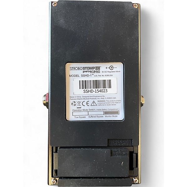 Used Peterson StroboStompHD Tuner Pedal