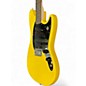 Used 2024 Squier Sonic Mustang Yellow Solid Body Electric Guitar