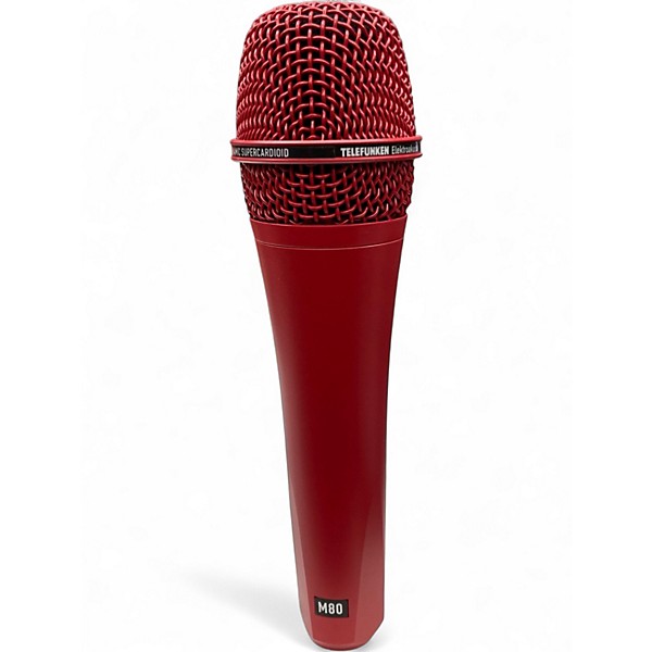 Used TELEFUNKEN M80 Red Dynamic Microphone