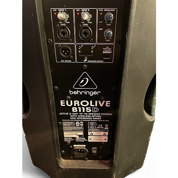 Used Behringer Eurolive B115D Powered Speaker