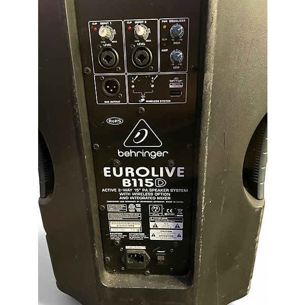 Used Behringer Eurolive B115D Powered Speaker