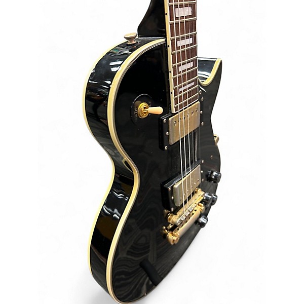 Used Epiphone Les Paul Custom Black Solid Body Electric Guitar