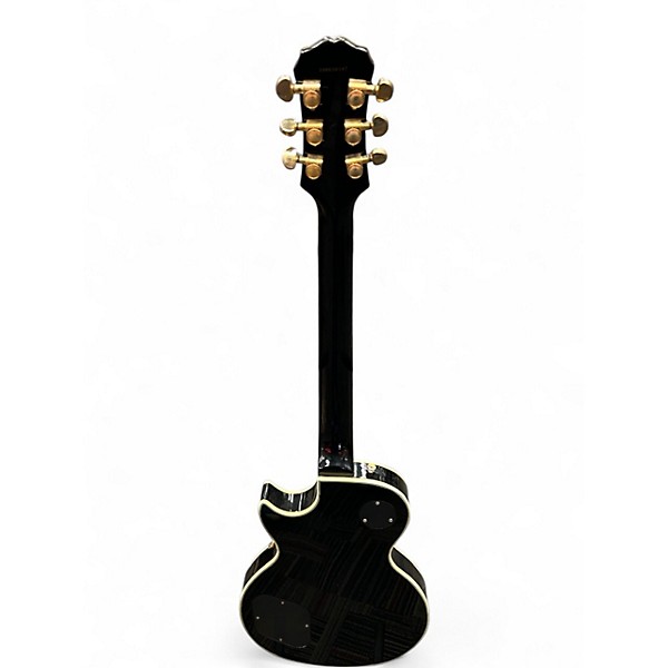 Used Epiphone Les Paul Custom Black Solid Body Electric Guitar