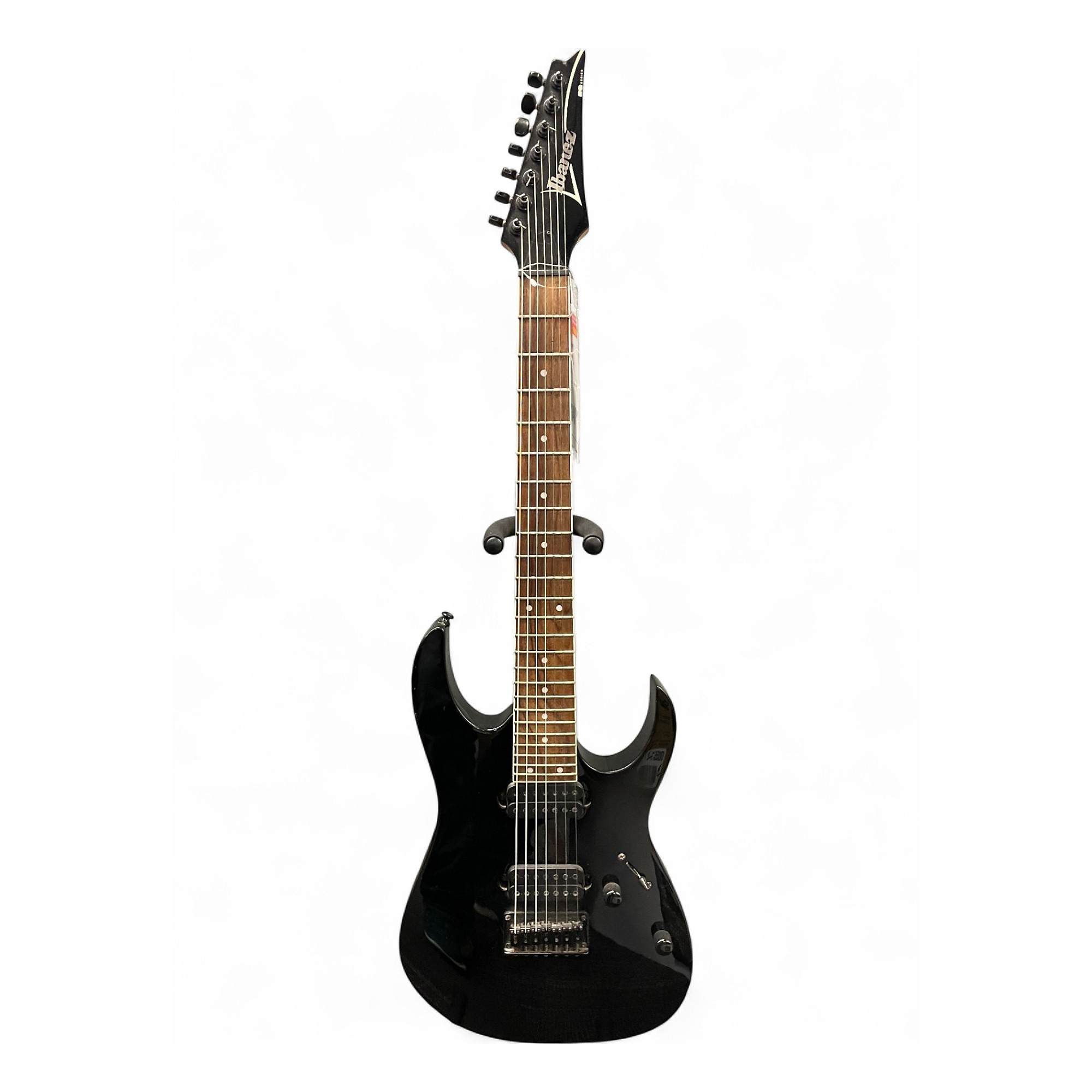 Used Ibanez RG7321 7 String Black Solid Body Electric Guitar Black