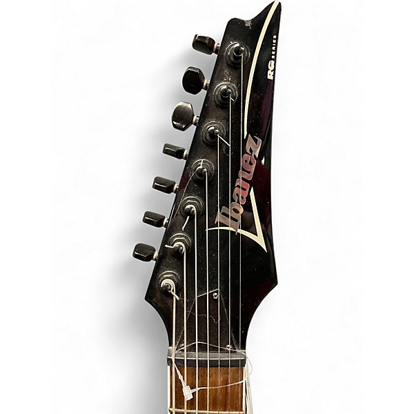 Used Ibanez RG7321 7 String Black Solid Body Electric Guitar