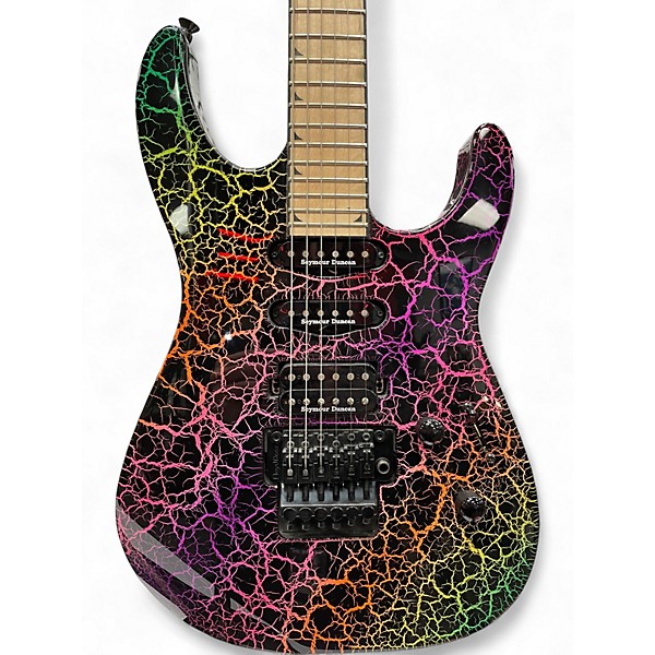 Used Jackson SL3M RAINBOW CRACKLE Solid Body Electric Guitar
