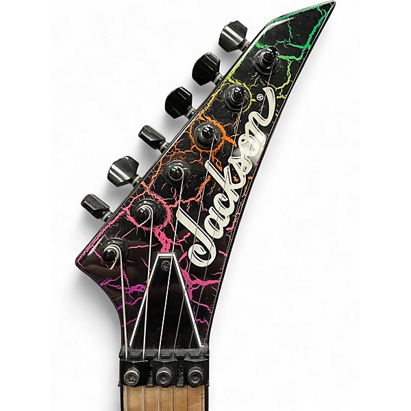 Used Jackson SL3M RAINBOW CRACKLE Solid Body Electric Guitar