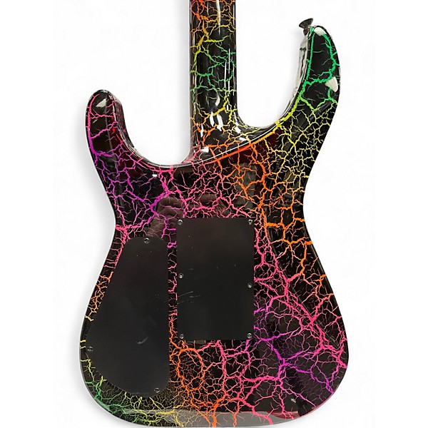 Used Jackson SL3M RAINBOW CRACKLE Solid Body Electric Guitar