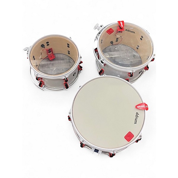 Used ddrum 5 Piece Hybrid WHITE Drum Kit