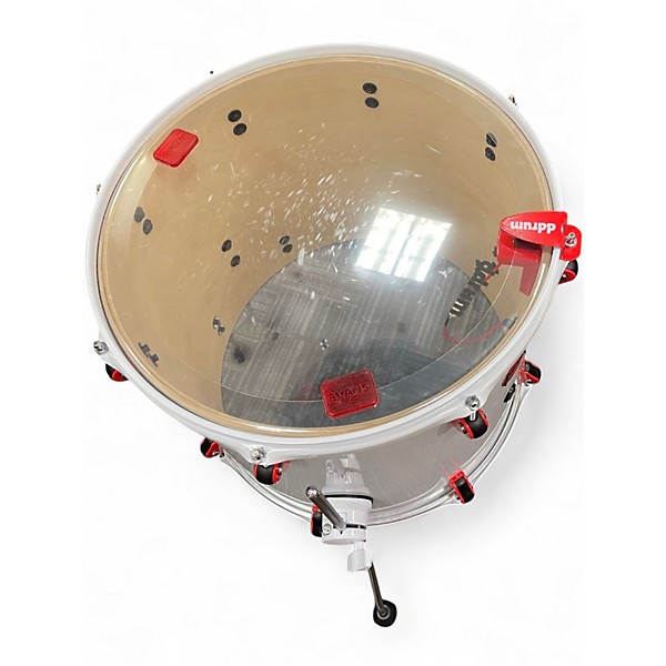 Used ddrum 5 Piece Hybrid WHITE Drum Kit