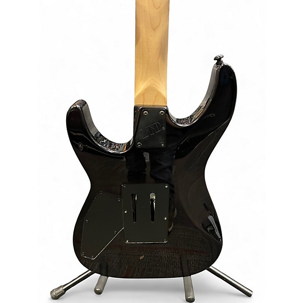 Used ESP LTD M200 Trans Black Solid Body Electric Guitar